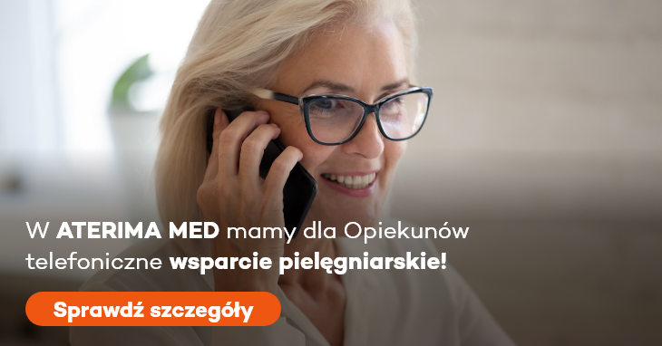 W ATERIMA MED otrzymujesz dostęp do nieodpłatnych telefonicznych konsultacji w zakresie opieki z ekspertem Biura Medycznego. 