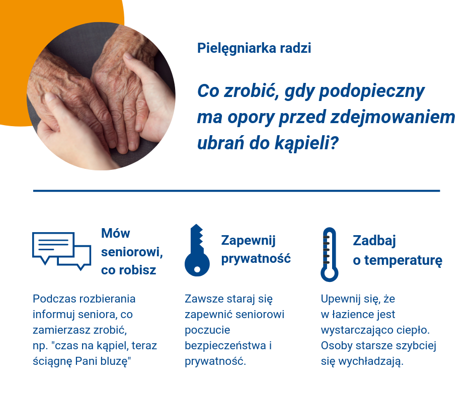 Pielęgniarka radzi infografika